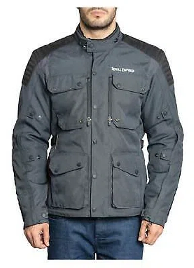 Pre-owned Royal Enfield Khardungla All-weather Abrasion Resistant Riding Jacket - Gray