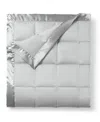 Royal Luxe Classic White Down Light Warmth Microfiber Blanket, Full/queen, Exclusively At Macy's In Gray