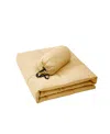 Royal Luxe Packable Down Throw With Storage Bag, 60" X 70", Exclusively At Macy's In Yellow