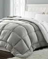 Royal Luxe Reversible Down Alternative Comforter, Full/queen, Exclusively At Macy's In White,platinum