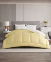 Royal Luxe Reversible Down Alternative Comforter, Full/queen, Exclusively At Macy's In Yellow,white