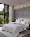 Royal Luxe Reversible Down Alternative Comforter, King, Exclusively At Macy's In White,platinum