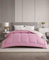 Royal Luxe Reversible Down Alternative Comforter, Full/queen, Exclusively At Macy's In Pink,mauve