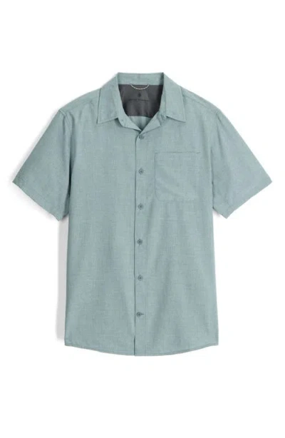 Royal Robbins Amp Lite Ii Short Sleeve Button-up Shirt In Blue