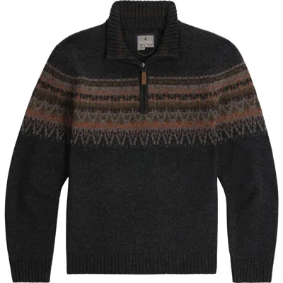 Royal Robbins Arch Rock Quarter Zip Merino Wool Pullover In Green