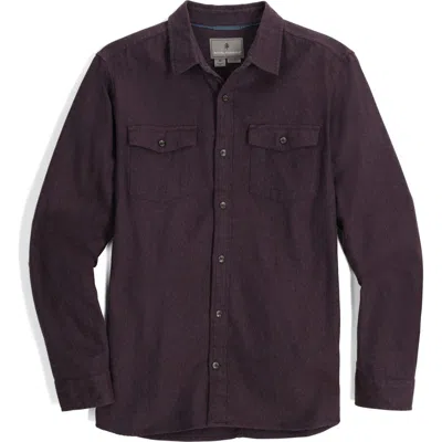 Royal Robbins Bristol Organic Cotton Twill Shirt In Purple