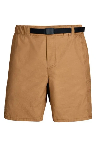 Royal Robbins Crux Stretch Cotton Ripstop Climbing Short In Brown