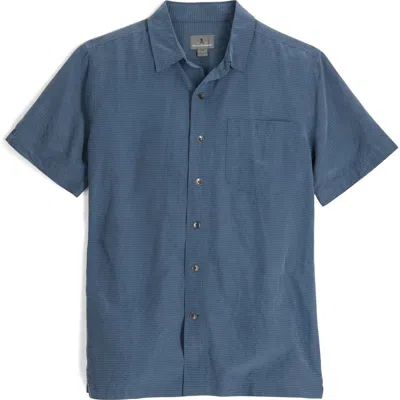 Royal Robbins Desert Pucker Button-up Shirt In Blue