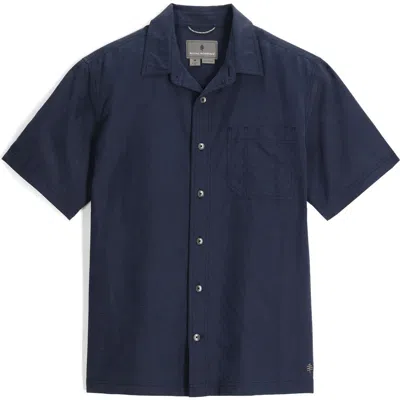 Royal Robbins Desert Pucker Button-up Shirt In Blue
