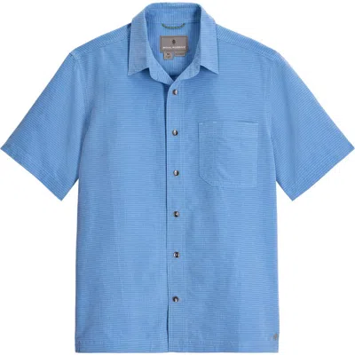 Royal Robbins Desert Pucker Button-up Shirt In Blue