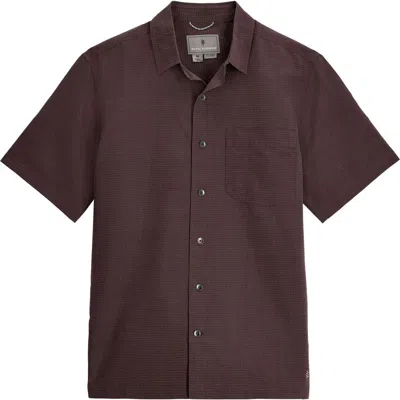 Royal Robbins Desert Pucker Button-up Shirt In Brown