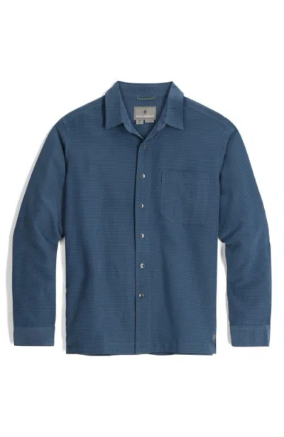 Royal Robbins Desert Pucker Shirt In Blue