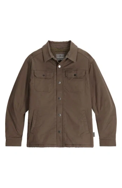 Royal Robbins El Cap Cotton Blend Shacket In Brown