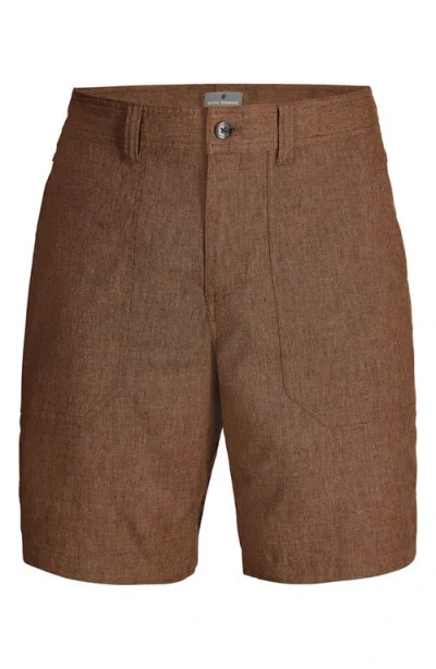 Royal Robbins Hemp Blend Adventure Shorts In Brown