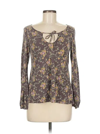 Pre-owned Royal Robbins Long Sleeve Blouse In Brown