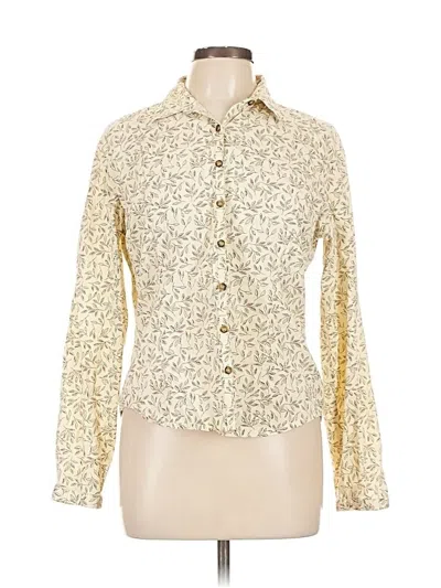 Pre-owned Royal Robbins Long Sleeve Blouse In White