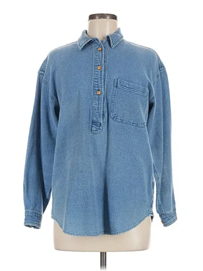 Pre-owned Royal Robbins Long Sleeve Button Down Shirt In Blue
