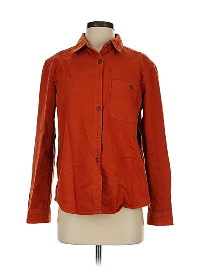 Pre-owned Royal Robbins Long Sleeve Button Down Shirt In Orange