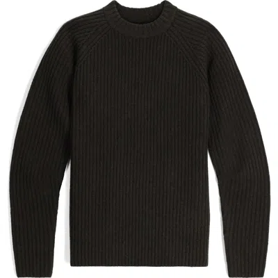 Royal Robbins Rockcraft Crewneck Merino Wool Sweater In Brown