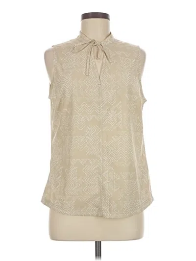 Pre-owned Royal Robbins Sleeveless Blouse In Tan