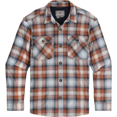 Royal Robbins Snowcap Plaid Fleece Lined Shirt In Multi