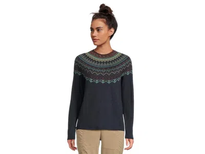 Royal Robbins Westlands Fairisle Crew In Blue