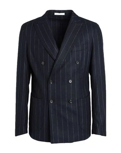 Royal Row Man Blazer Blue Size 44 Wool, Polyester, Viscose, Elastane