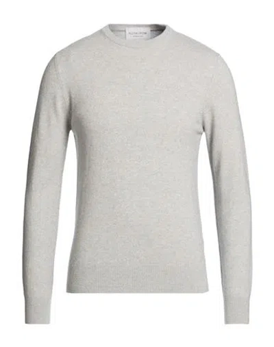 Royal Row Man Sweater Light Grey Size 46 Cashmere In Gray