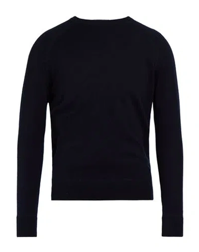 Royal Row Man Sweater Midnight Blue Size 40 Cashmere In Black