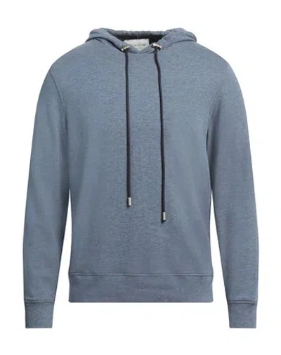 Royal Row Man Sweatshirt Slate Blue Size L Cotton