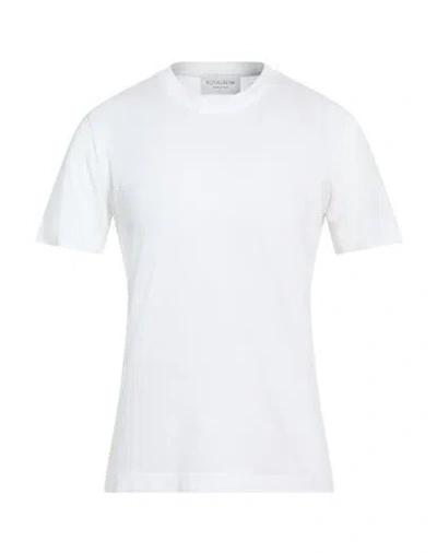 Royal Row Man T-shirt White Size L Cotton