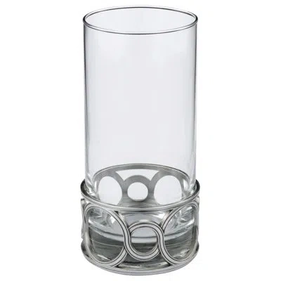 Royal Selangor Chateau 10 Oz. Highball Glass In Satin Pewter