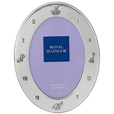 Royal Selangor Childhood Celebration Oval Shaped Frame - 4 X 6