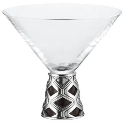 Royal Selangor Diamond 7 Oz. Martini Glass In Silver