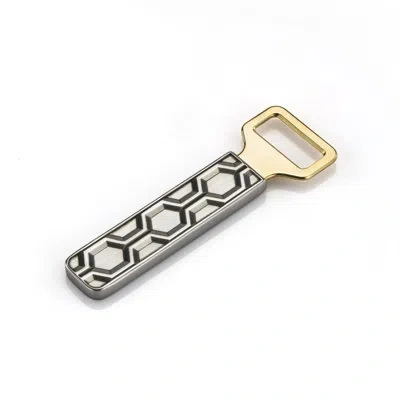 Royal Selangor Hexagon Bottle Opener In Silver