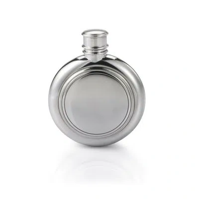 Royal Selangor Lancaster Hip Flask In Silver