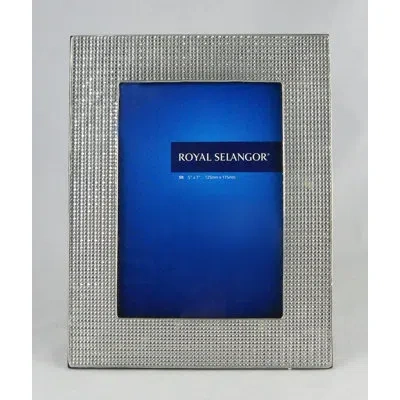 Royal Selangor Mirage Mesh Picture Frame In Silver