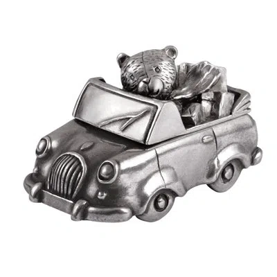 Royal Selangor Teddy Bears' Picnic Boy Tooth Box In Silver