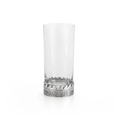 Royal Selangor Toolbar Highball Glass In Silver;clear