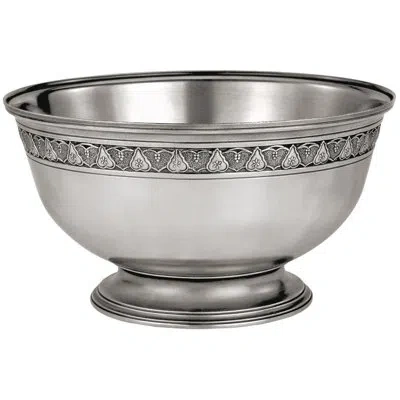 Royal Selangor Victoria And Albert Inspired Fruit Bowl In Silver