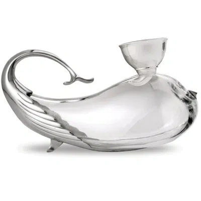 Royal Selangor Vinifera Whale 25.4 Oz. Wine Decanter In Silver