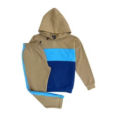 Royal Threads Mens Long Sleeve Track Suit In Brown