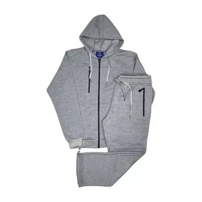Royal Threads Mens Long Sleeve Track Suit In Gray