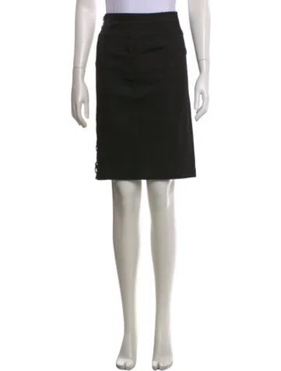 Pre-owned Royal Underground Knee-length Skirt In Black