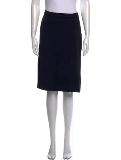 Pre-owned Royal Underground Knee-length Skirt In Black