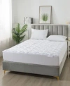 Royal Velvet 300 Thread Count Cotton Waterproof Stain Resistant Mattress Pads In White