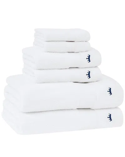 Royal Velvet Classic 6pc Towel Set In White