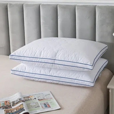 Royal Velvet Pillow In White