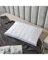 Royal Velvet Quilted Surround Pillow In White