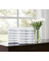 Royal Velvet Regal Plush 12pc Wash Cloth In White